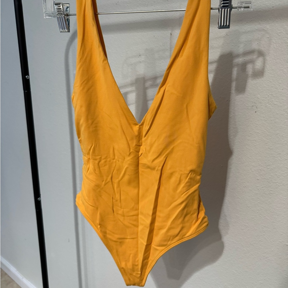 Babaton Bright Yellow Bodysuit